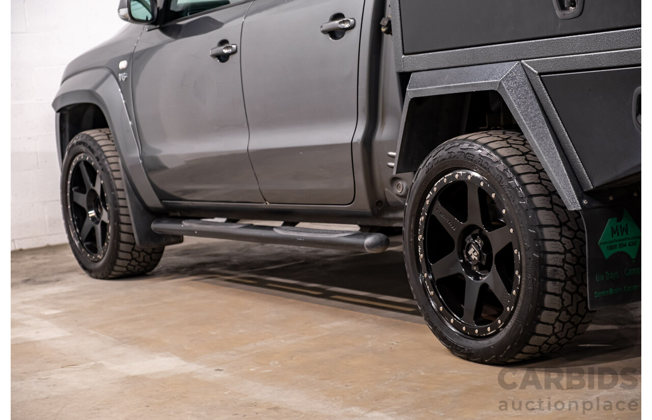 06/2018 Volkswagen Amarok V6 TDI 550 Sportline (4x4) 2H MY18 Dual Cab Utility Grey 3.0L