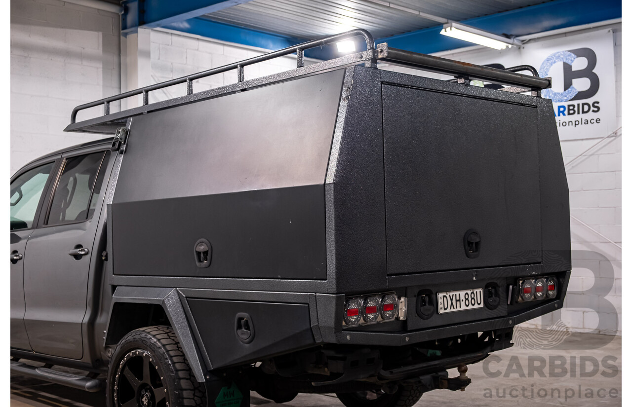 06/2018 Volkswagen Amarok V6 TDI 550 Sportline (4x4) 2H MY18 Dual Cab Utility Grey 3.0L