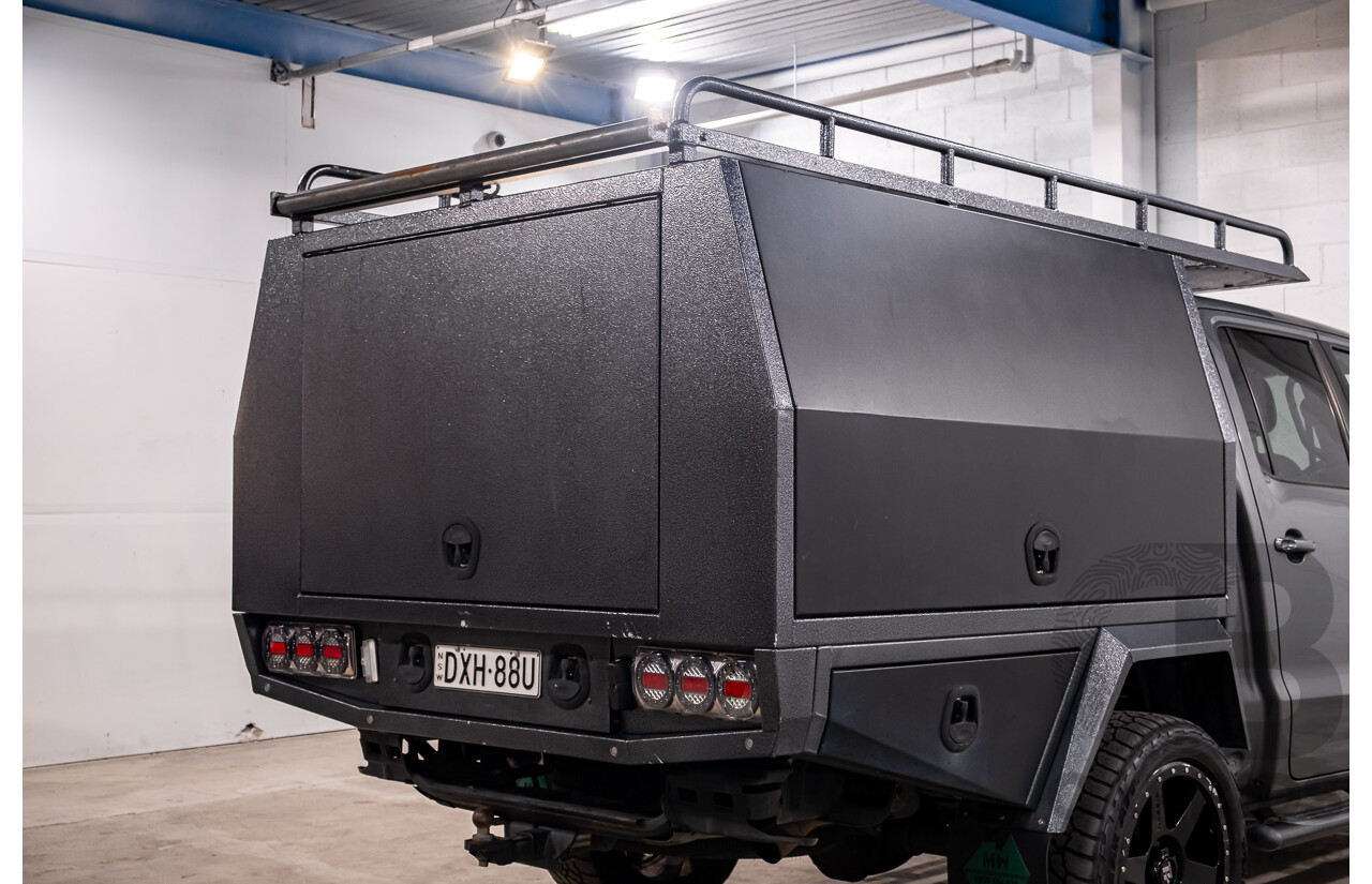 06/2018 Volkswagen Amarok V6 TDI 550 Sportline (4x4) 2H MY18 Dual Cab Utility Grey 3.0L