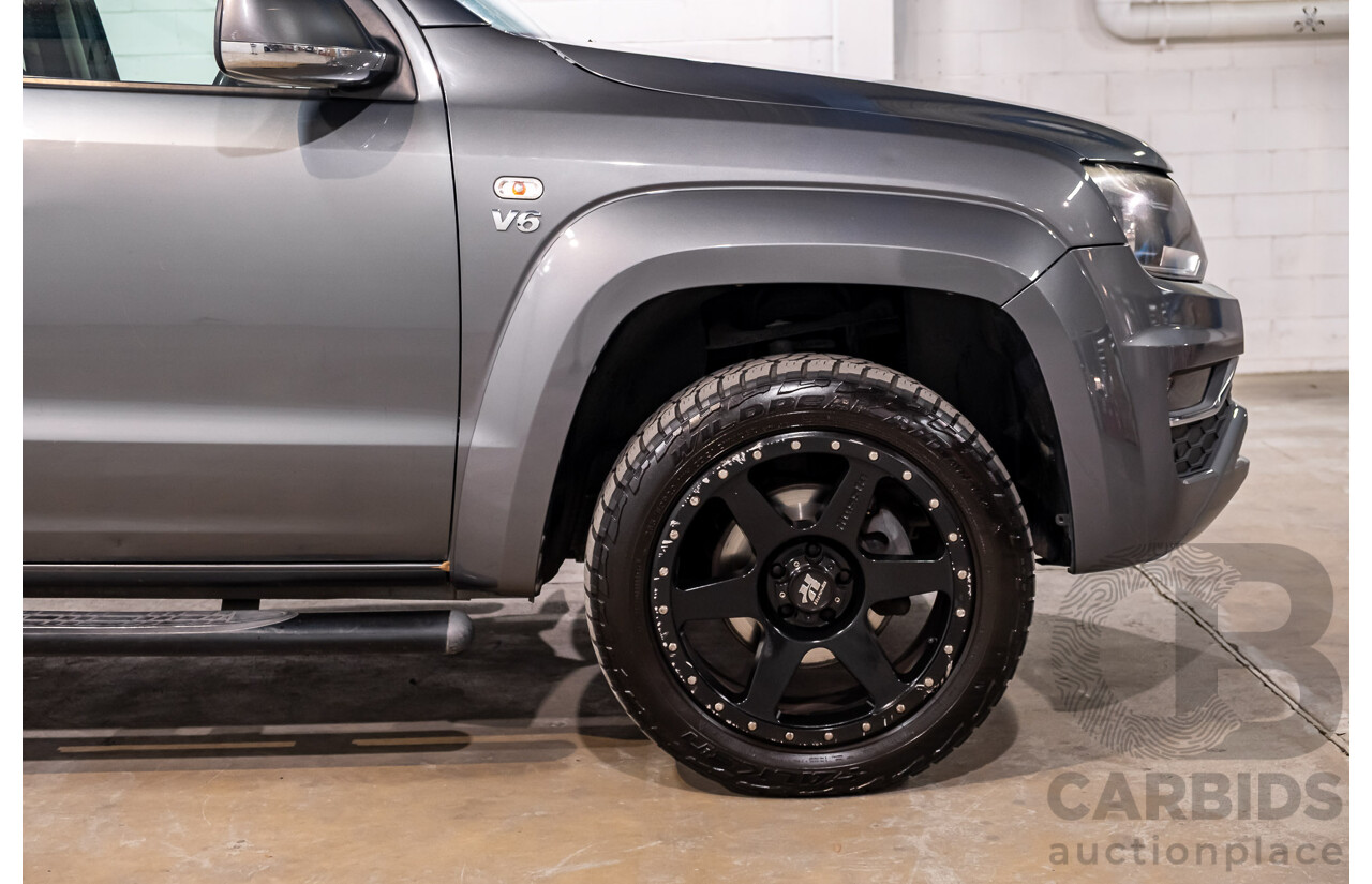06/2018 Volkswagen Amarok V6 TDI 550 Sportline (4x4) 2H MY18 Dual Cab Utility Grey 3.0L