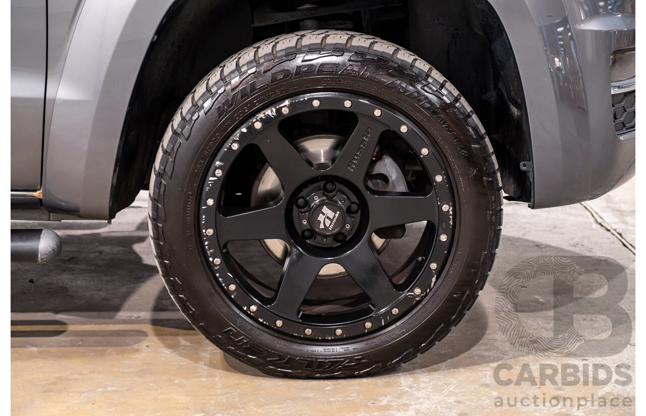 06/2018 Volkswagen Amarok V6 TDI 550 Sportline (4x4) 2H MY18 Dual Cab Utility Grey 3.0L