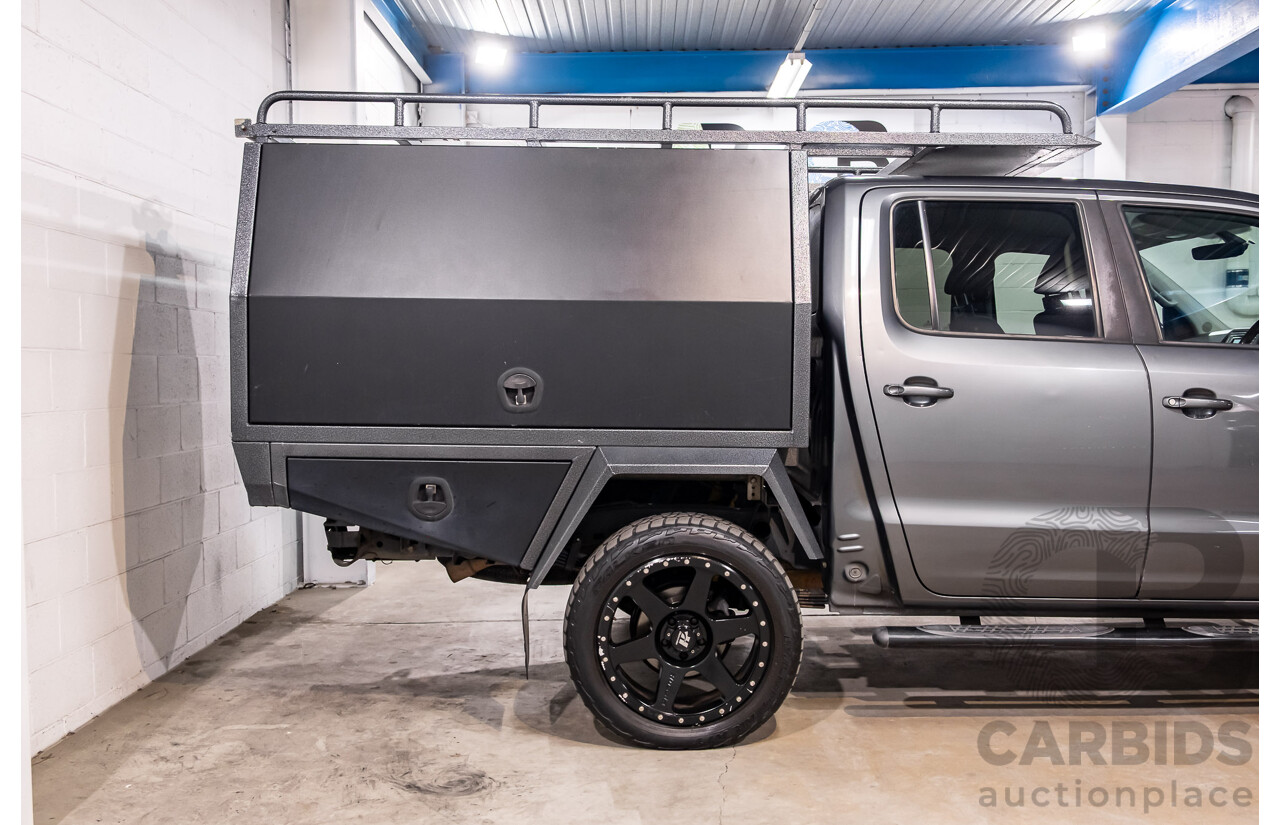 06/2018 Volkswagen Amarok V6 TDI 550 Sportline (4x4) 2H MY18 Dual Cab Utility Grey 3.0L
