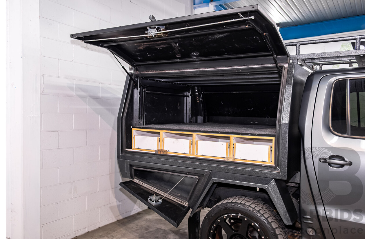 06/2018 Volkswagen Amarok V6 TDI 550 Sportline (4x4) 2H MY18 Dual Cab Utility Grey 3.0L