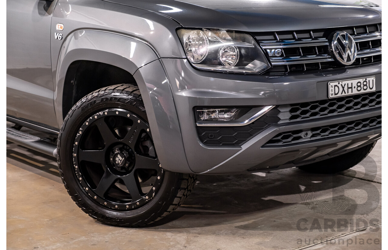 06/2018 Volkswagen Amarok V6 TDI 550 Sportline (4x4) 2H MY18 Dual Cab Utility Grey 3.0L