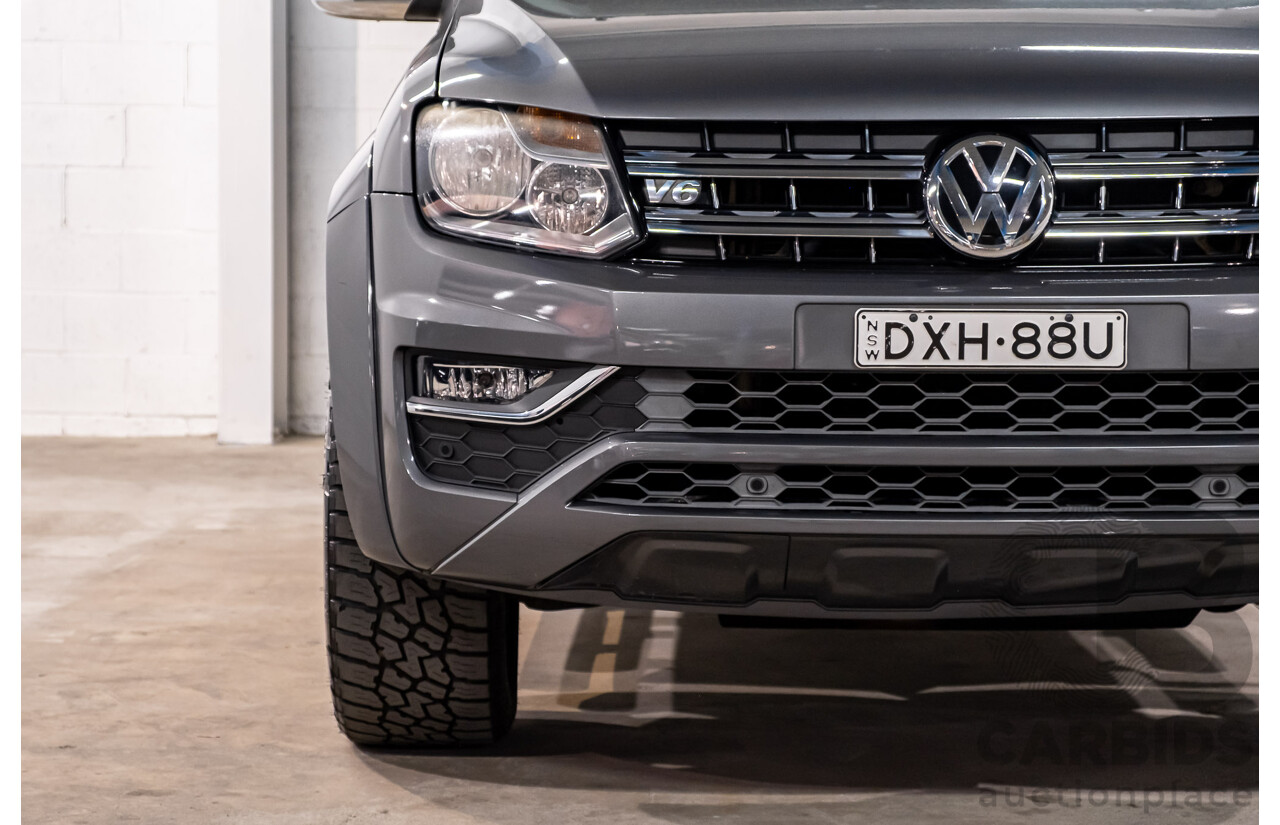 06/2018 Volkswagen Amarok V6 TDI 550 Sportline (4x4) 2H MY18 Dual Cab Utility Grey 3.0L