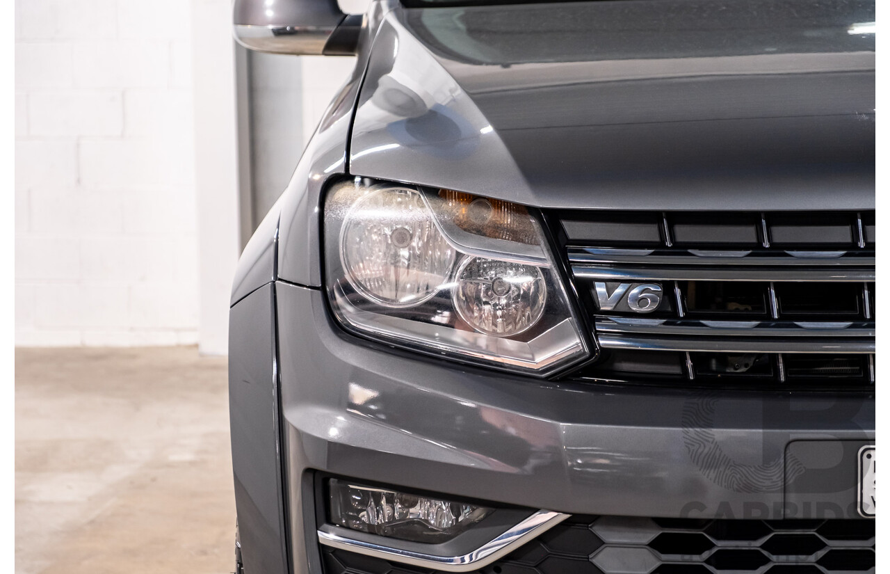 06/2018 Volkswagen Amarok V6 TDI 550 Sportline (4x4) 2H MY18 Dual Cab Utility Grey 3.0L