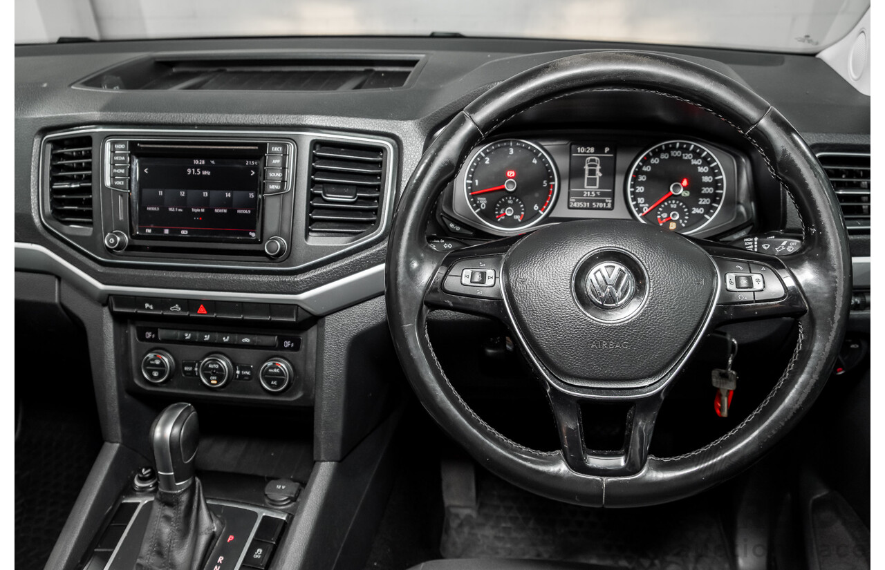 06/2018 Volkswagen Amarok V6 TDI 550 Sportline (4x4) 2H MY18 Dual Cab Utility Grey 3.0L