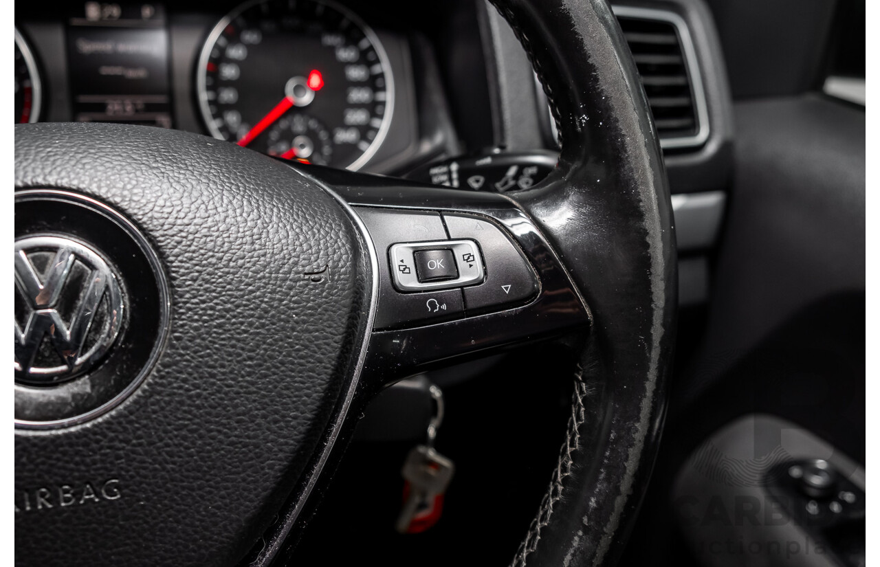 06/2018 Volkswagen Amarok V6 TDI 550 Sportline (4x4) 2H MY18 Dual Cab Utility Grey 3.0L