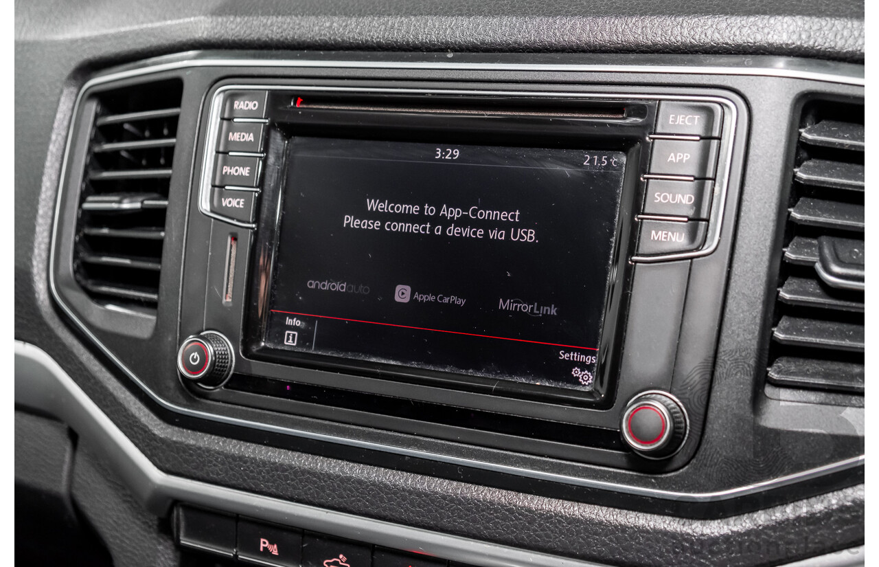 06/2018 Volkswagen Amarok V6 TDI 550 Sportline (4x4) 2H MY18 Dual Cab Utility Grey 3.0L