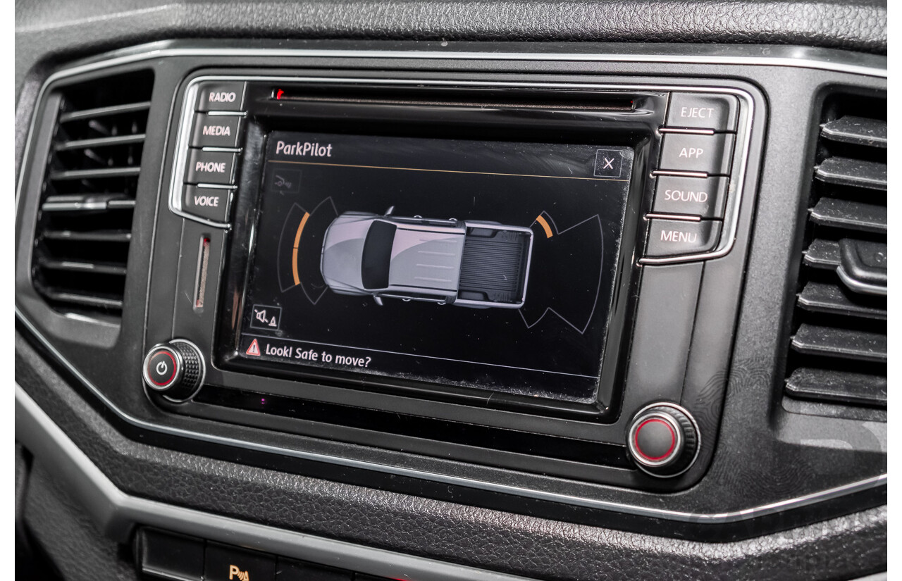 06/2018 Volkswagen Amarok V6 TDI 550 Sportline (4x4) 2H MY18 Dual Cab Utility Grey 3.0L