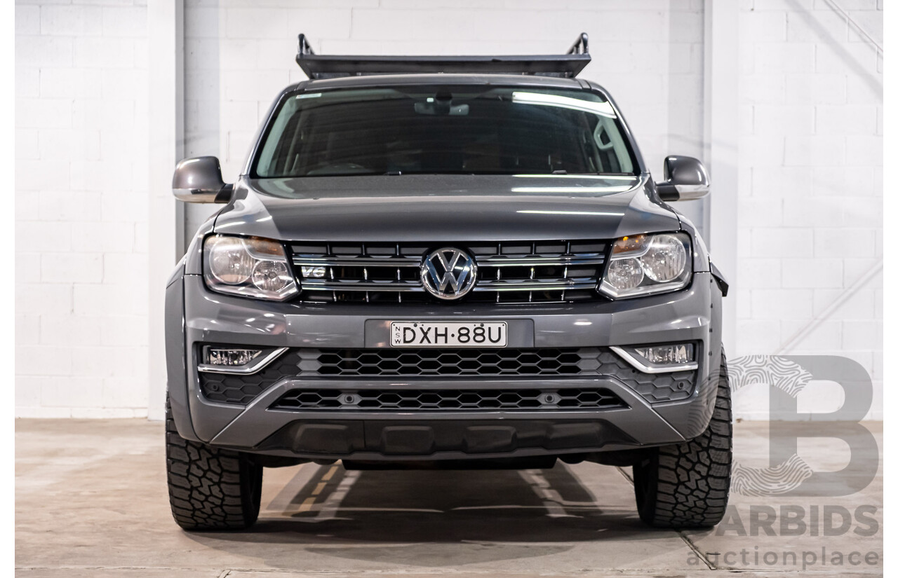 06/2018 Volkswagen Amarok V6 TDI 550 Sportline (4x4) 2H MY18 Dual Cab Utility Grey 3.0L