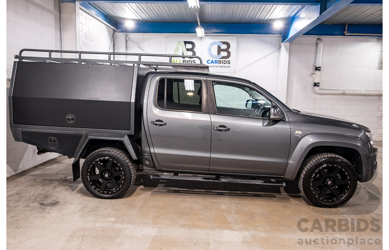 06/2018 Volkswagen Amarok V6 TDI 550 Sportline (4x4) 2H MY18 Dual Cab Utility Grey 3.0L