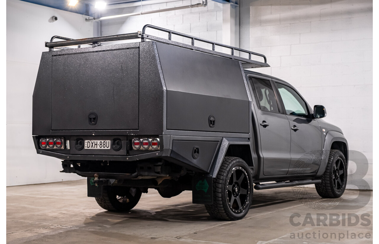 06/2018 Volkswagen Amarok V6 TDI 550 Sportline (4x4) 2H MY18 Dual Cab Utility Grey 3.0L