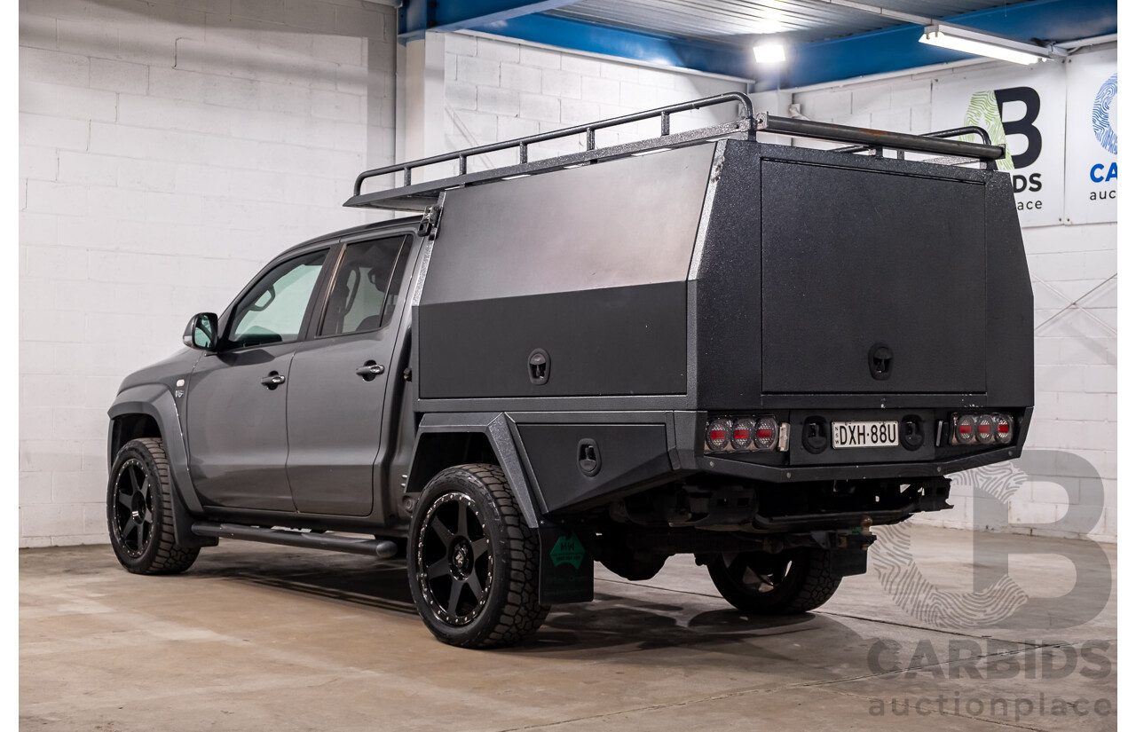 06/2018 Volkswagen Amarok V6 TDI 550 Sportline (4x4) 2H MY18 Dual Cab Utility Grey 3.0L