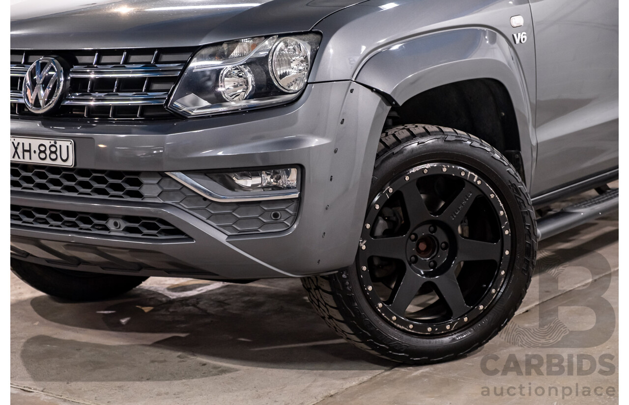 06/2018 Volkswagen Amarok V6 TDI 550 Sportline (4x4) 2H MY18 Dual Cab Utility Grey 3.0L
