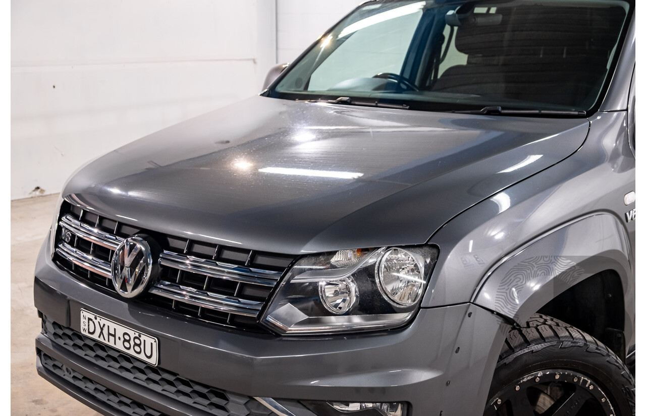 06/2018 Volkswagen Amarok V6 TDI 550 Sportline (4x4) 2H MY18 Dual Cab Utility Grey 3.0L