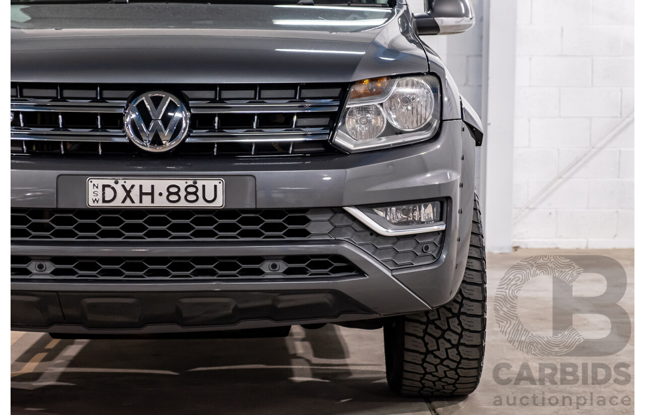 06/2018 Volkswagen Amarok V6 TDI 550 Sportline (4x4) 2H MY18 Dual Cab Utility Grey 3.0L
