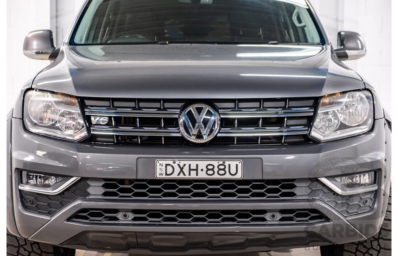 06/2018 Volkswagen Amarok V6 TDI 550 Sportline (4x4) 2H MY18 Dual Cab Utility Grey 3.0L