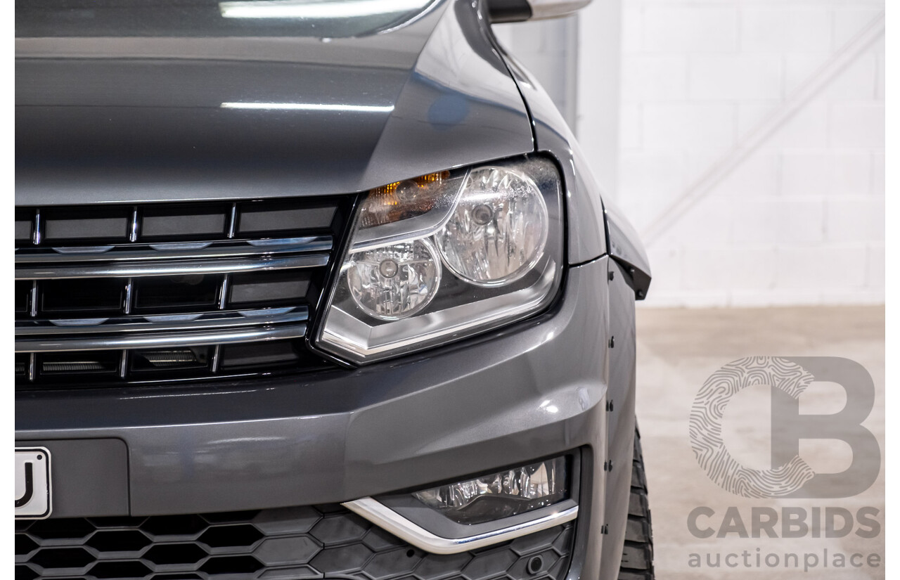 06/2018 Volkswagen Amarok V6 TDI 550 Sportline (4x4) 2H MY18 Dual Cab Utility Grey 3.0L