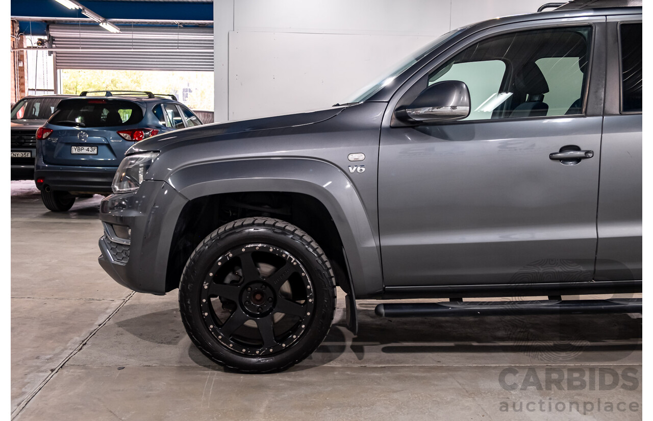 06/2018 Volkswagen Amarok V6 TDI 550 Sportline (4x4) 2H MY18 Dual Cab Utility Grey 3.0L