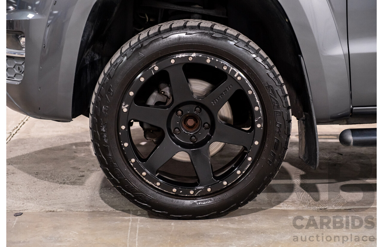 06/2018 Volkswagen Amarok V6 TDI 550 Sportline (4x4) 2H MY18 Dual Cab Utility Grey 3.0L