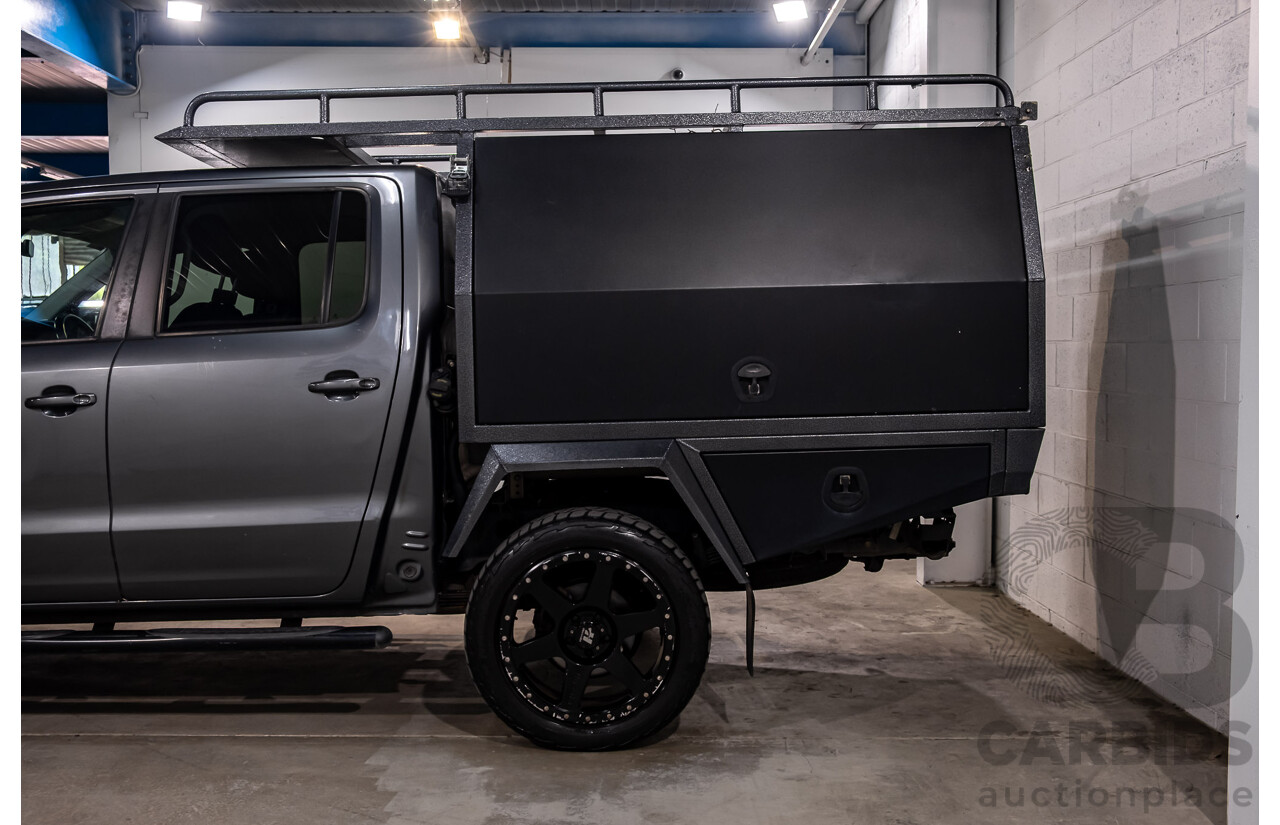 06/2018 Volkswagen Amarok V6 TDI 550 Sportline (4x4) 2H MY18 Dual Cab Utility Grey 3.0L