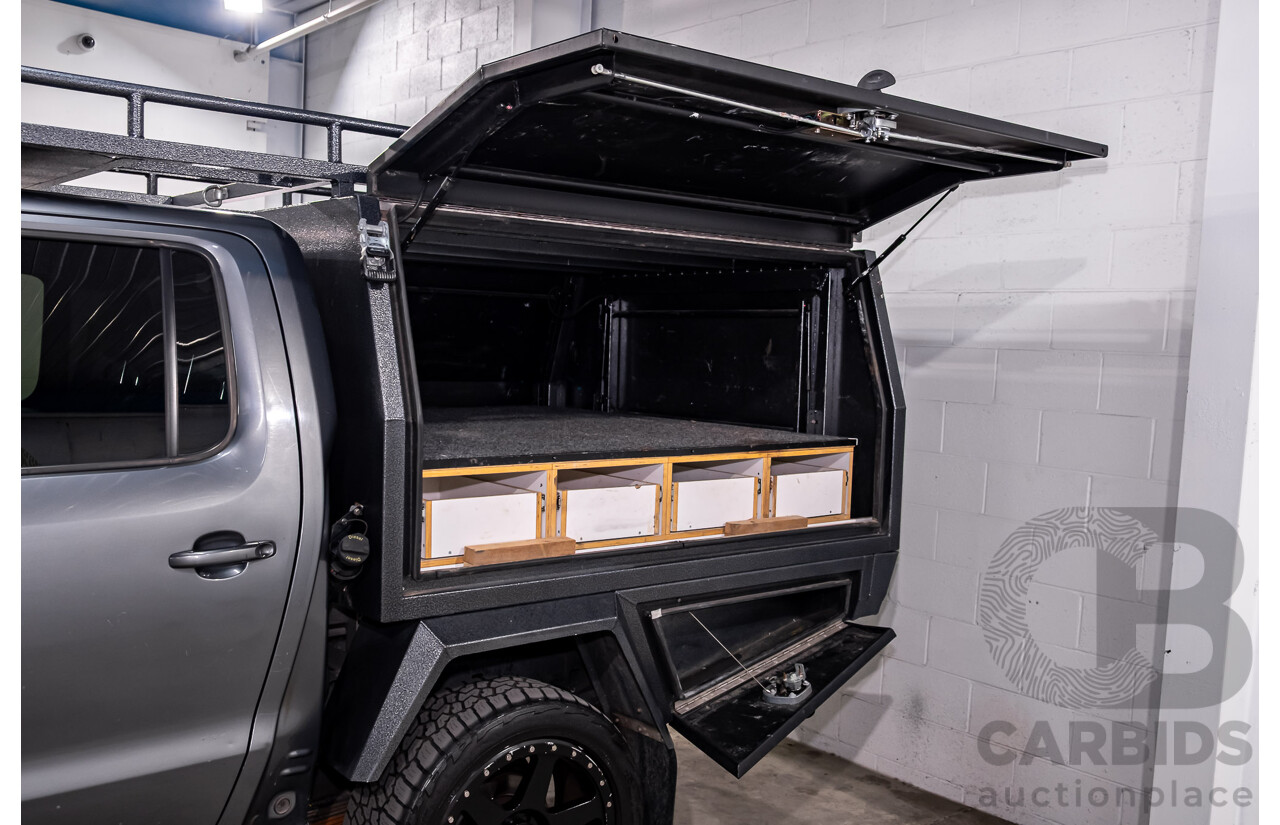 06/2018 Volkswagen Amarok V6 TDI 550 Sportline (4x4) 2H MY18 Dual Cab Utility Grey 3.0L