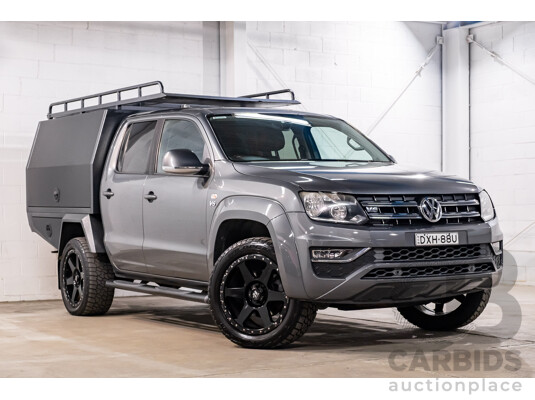 06/2018 Volkswagen Amarok V6 TDI 550 Sportline (4x4) 2H MY18 Dual Cab Utility Grey 3.0L