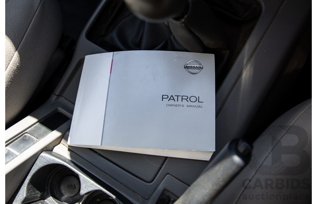 07/2015 Nissan Patrol DX (4x4) 4x4 MY14 Leaf C/Chas White Turbo Diesel 3.0L