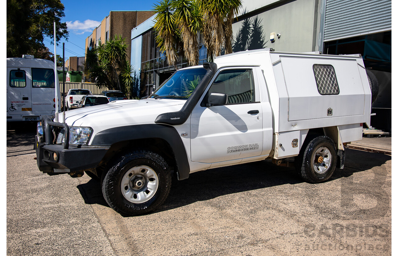 07/2015 Nissan Patrol DX (4x4) 4x4 MY14 Leaf C/Chas White Turbo Diesel 3.0L