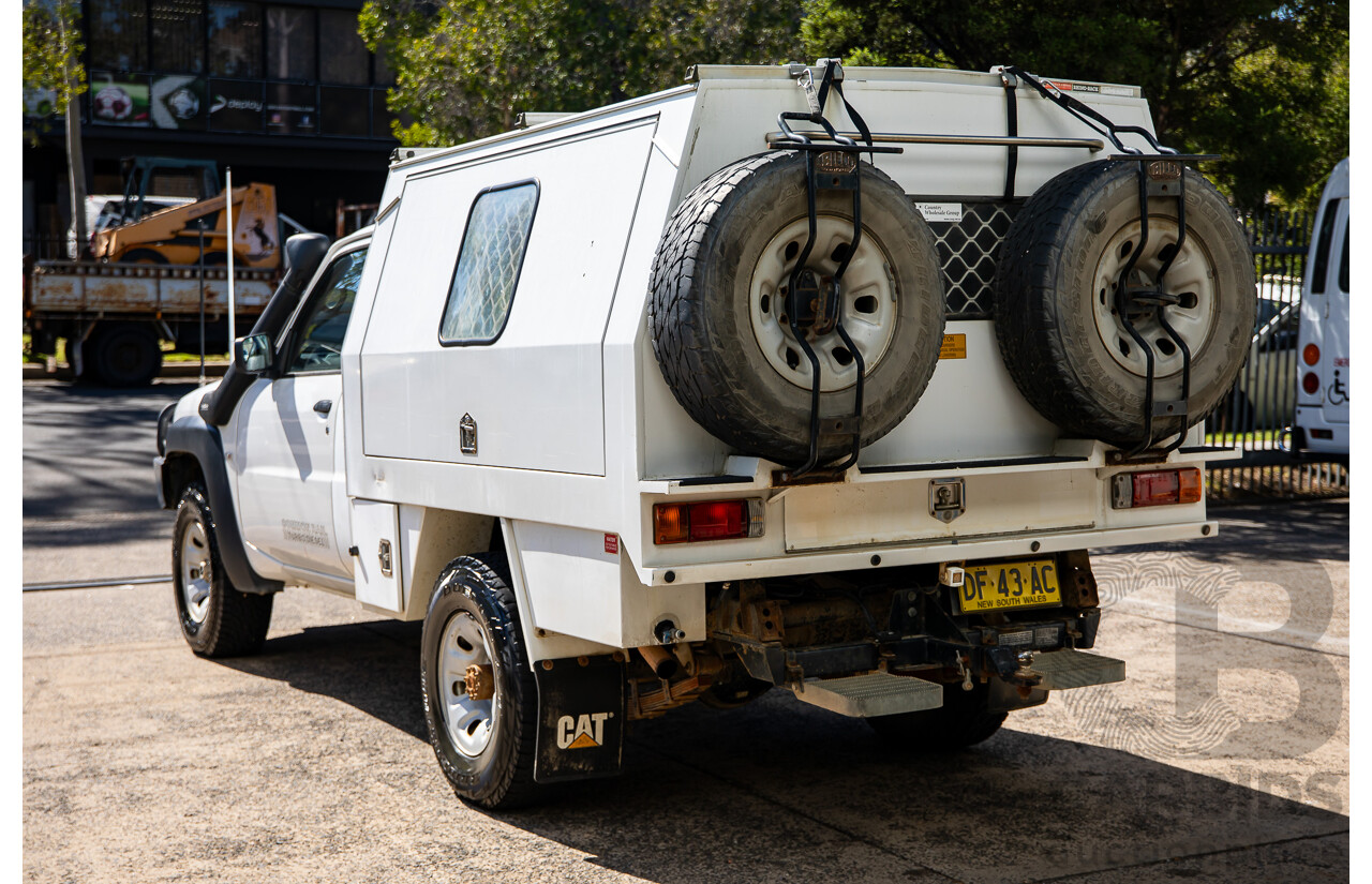 07/2015 Nissan Patrol DX (4x4) 4x4 MY14 Leaf C/Chas White Turbo Diesel 3.0L