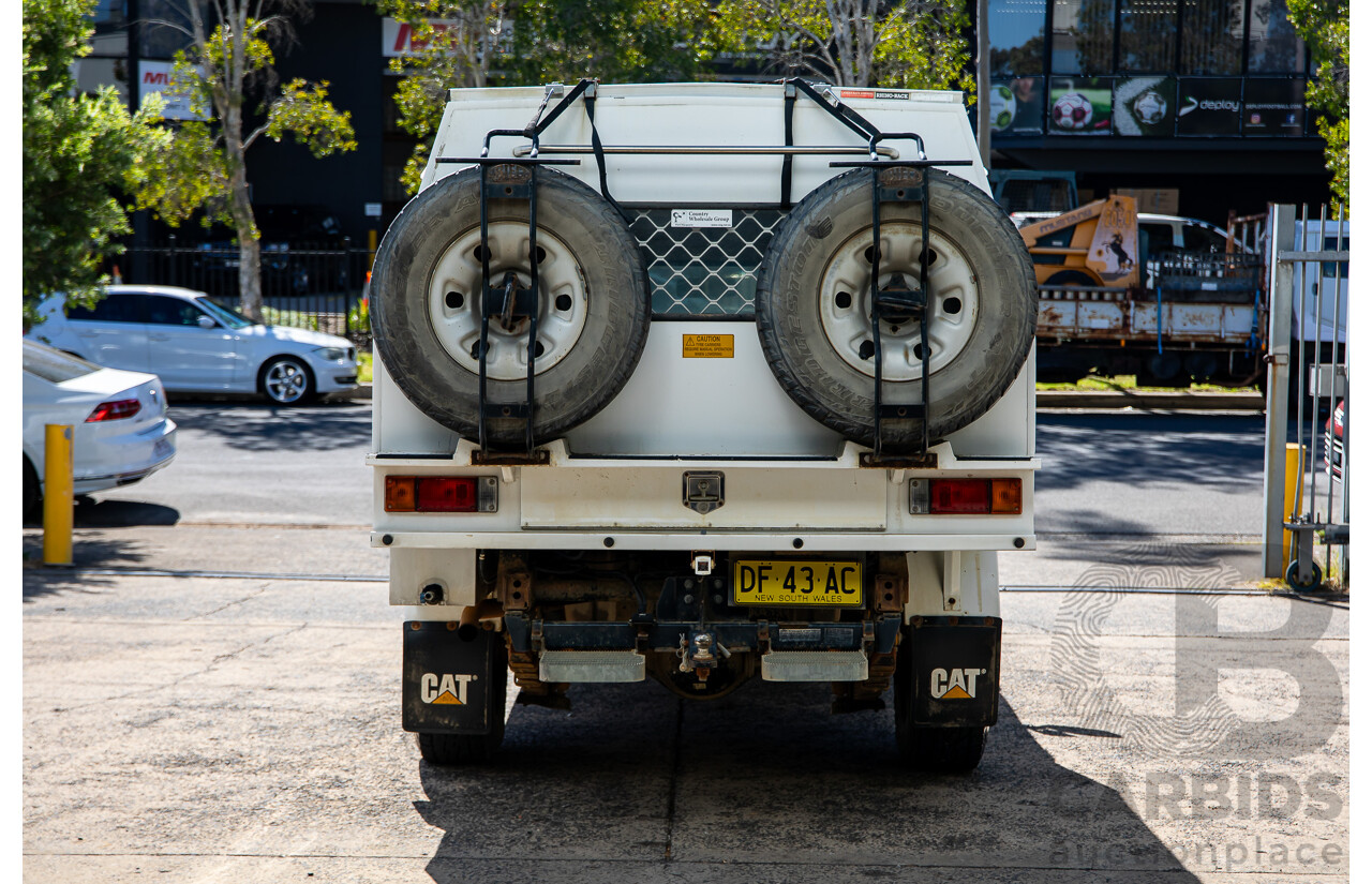 07/2015 Nissan Patrol DX (4x4) 4x4 MY14 Leaf C/Chas White Turbo Diesel 3.0L