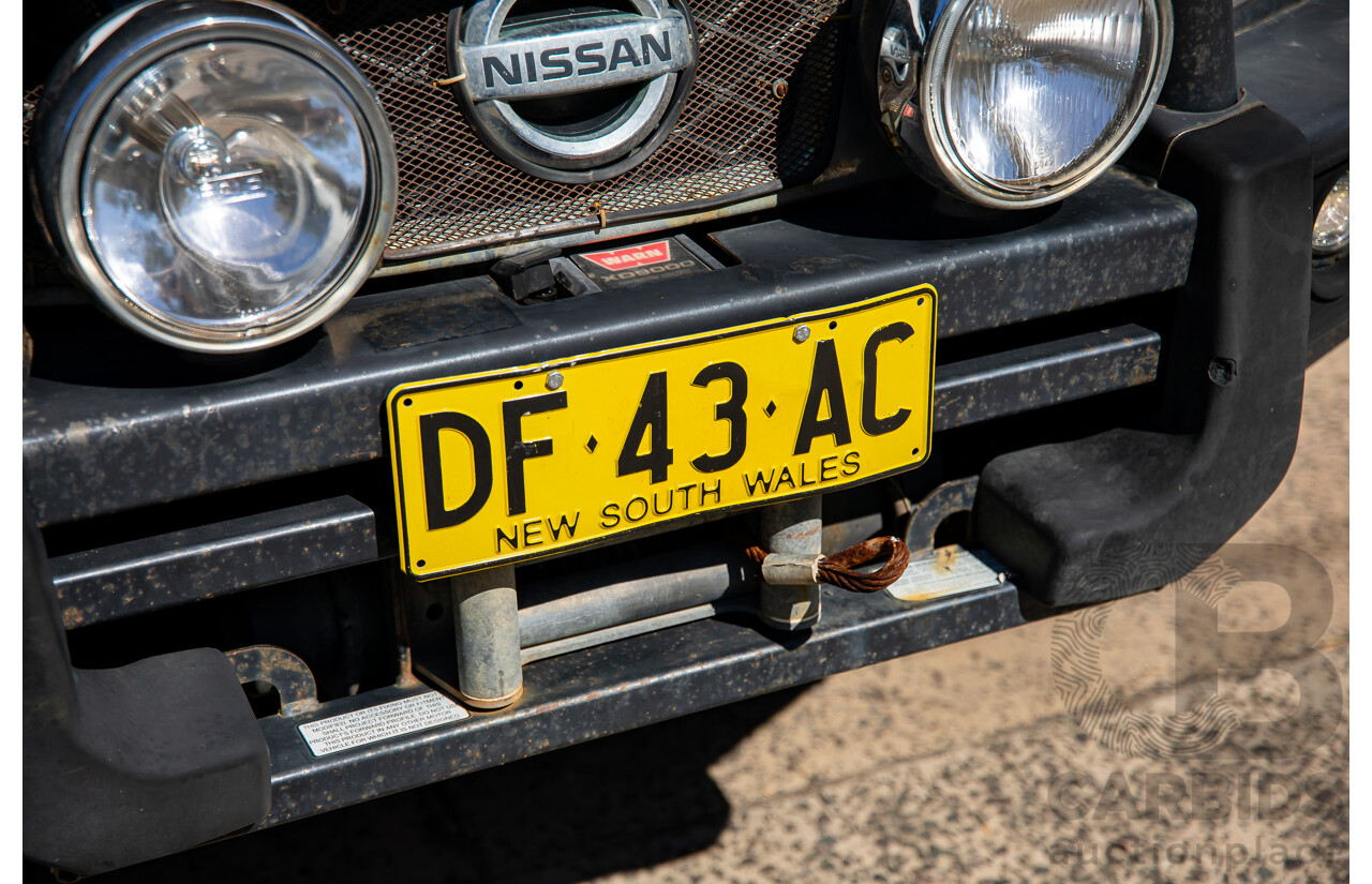 07/2015 Nissan Patrol DX (4x4) 4x4 MY14 Leaf C/Chas White Turbo Diesel 3.0L