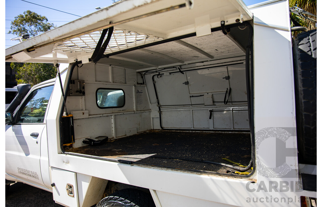 07/2015 Nissan Patrol DX (4x4) 4x4 MY14 Leaf C/Chas White Turbo Diesel 3.0L