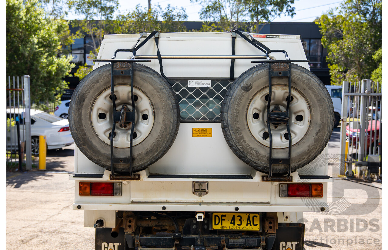 07/2015 Nissan Patrol DX (4x4) 4x4 MY14 Leaf C/Chas White Turbo Diesel 3.0L