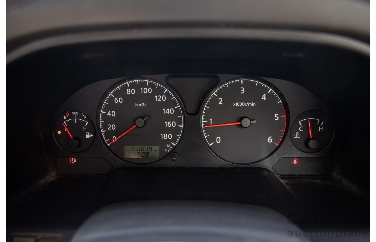 07/2015 Nissan Patrol DX (4x4) 4x4 MY14 Leaf C/Chas White Turbo Diesel 3.0L