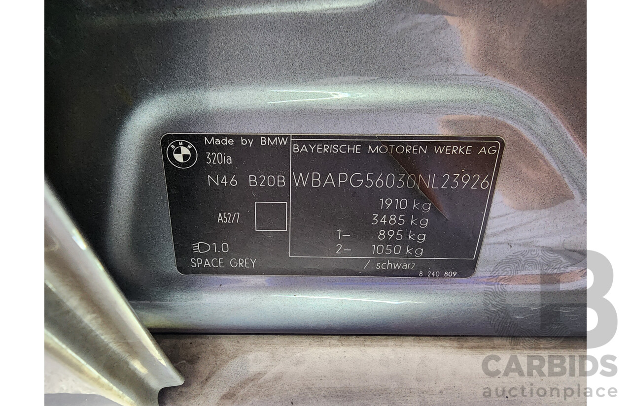 3/2009 Bmw 3 20i Executive E90 MY09 4d Sedan Grey 2.0L