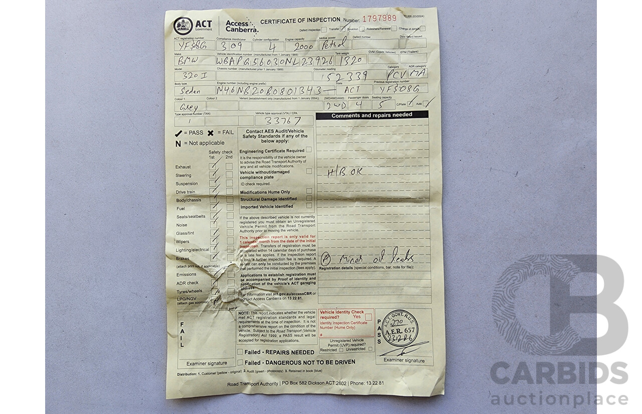 3/2009 Bmw 3 20i Executive E90 MY09 4d Sedan Grey 2.0L