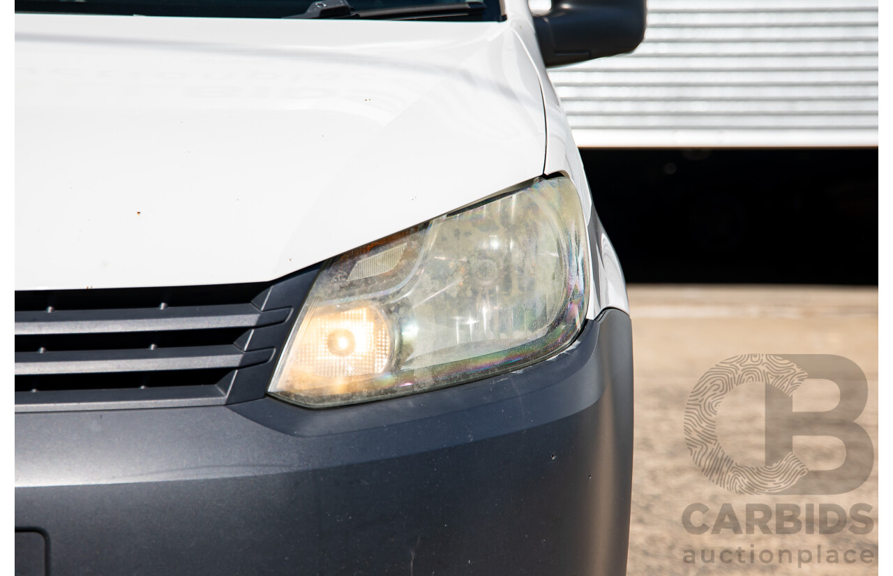 6/2011 Volkswagen Caddy Maxi TDI250 2K MY11 5d Van White Turbo Diesel 1.6L