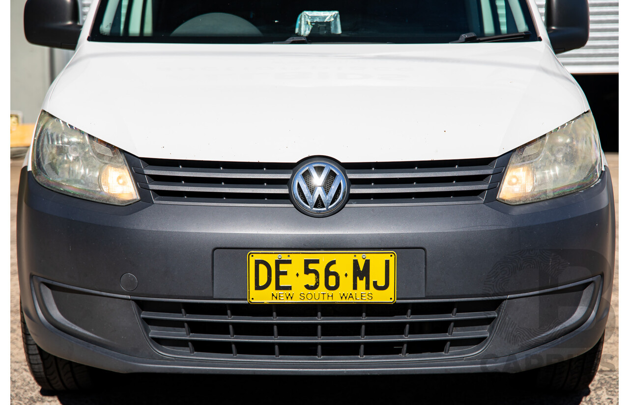 6/2011 Volkswagen Caddy Maxi TDI250 2K MY11 5d Van White Turbo Diesel 1.6L