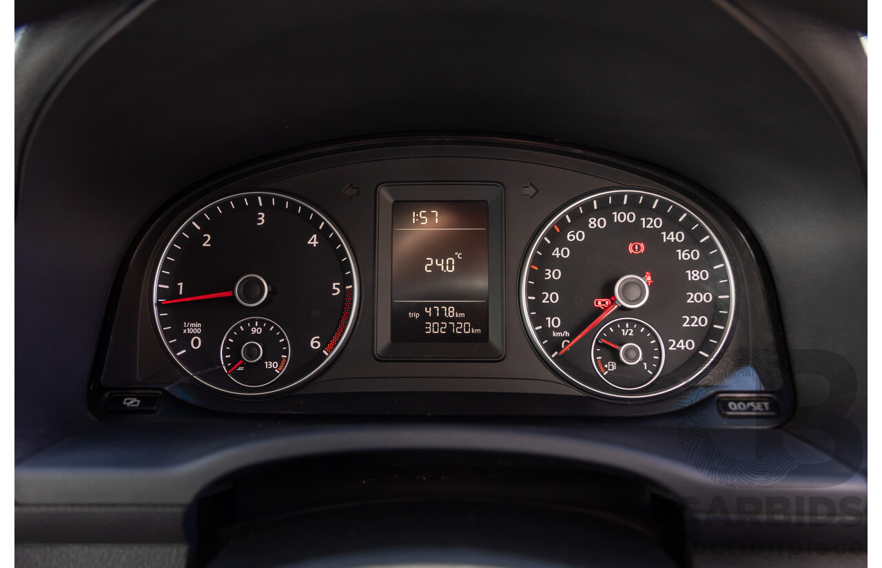 6/2011 Volkswagen Caddy Maxi TDI250 2K MY11 5d Van White Turbo Diesel 1.6L