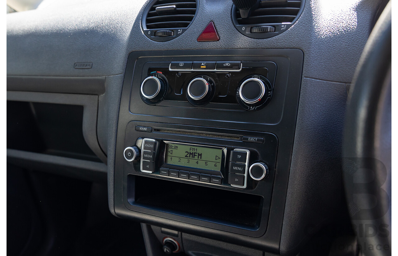 6/2011 Volkswagen Caddy Maxi TDI250 2K MY11 5d Van White Turbo Diesel 1.6L