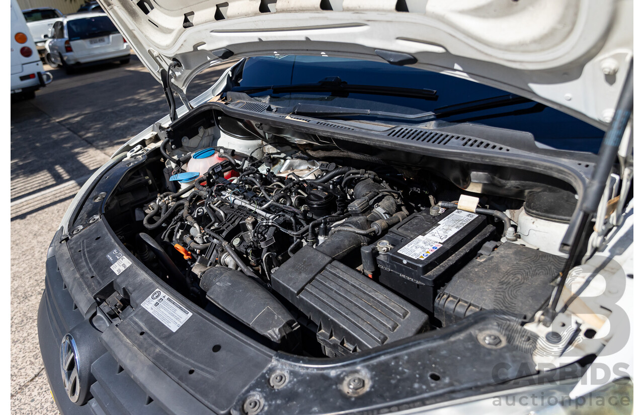 6/2011 Volkswagen Caddy Maxi TDI250 2K MY11 5d Van White Turbo Diesel 1.6L