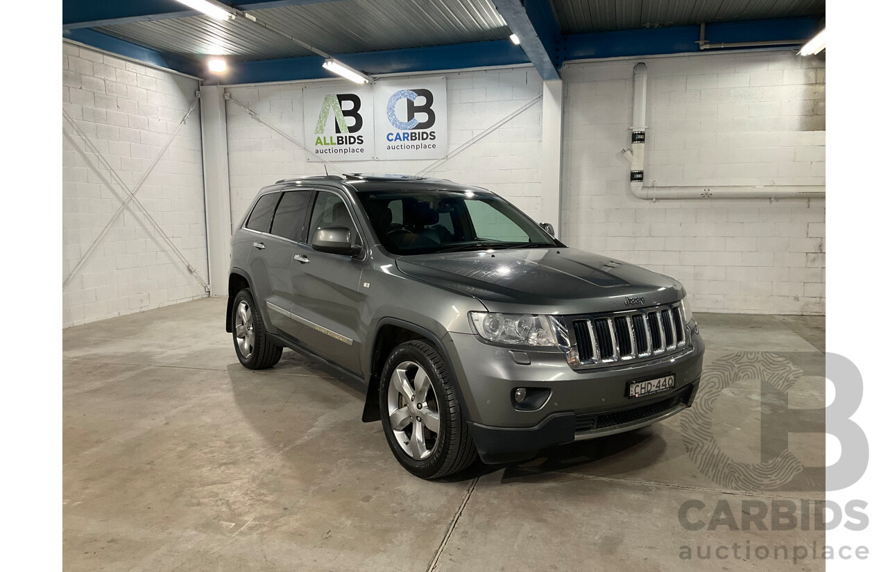 7/2012 Jeep Grand Cherokee Limited (4x4) WK MY13 4d Wagon Grey V6 3.6L
