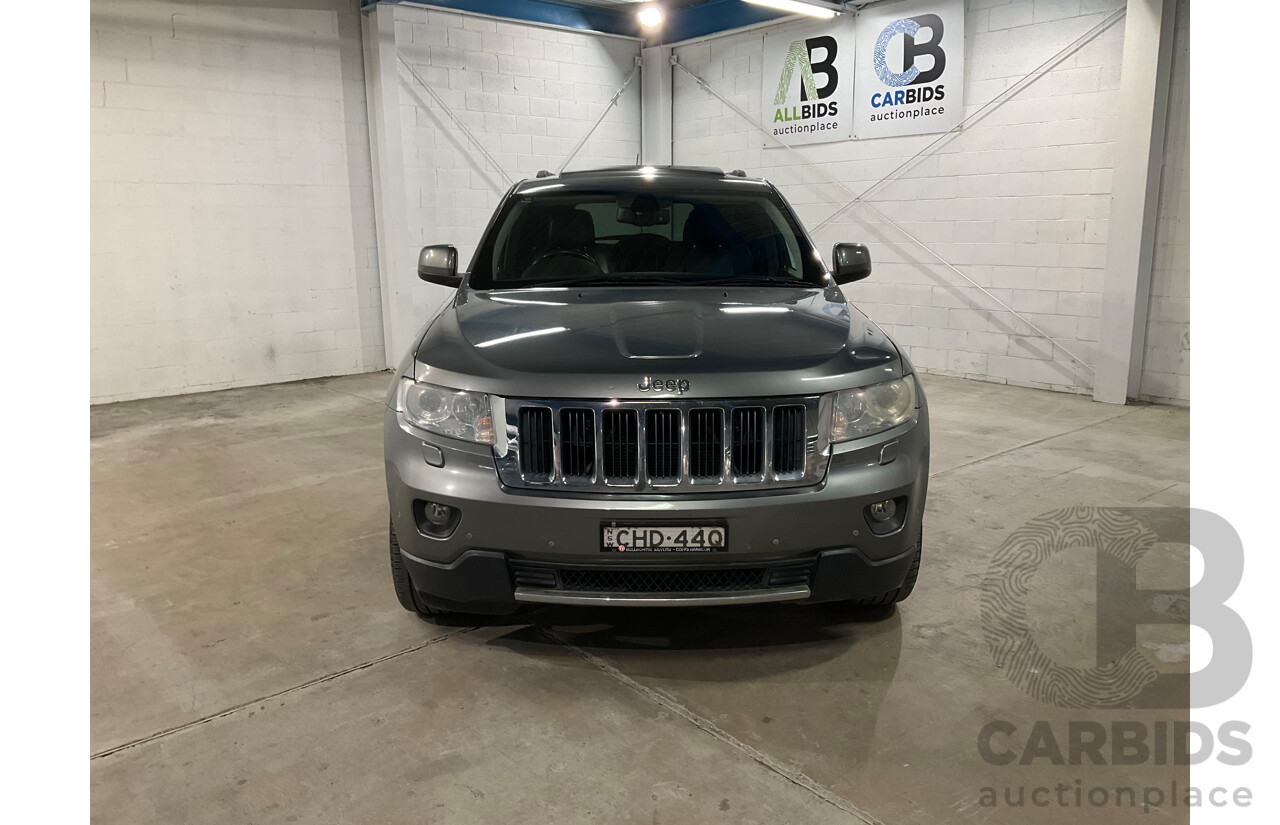 7/2012 Jeep Grand Cherokee Limited (4x4) WK MY13 4d Wagon Grey V6 3.6L