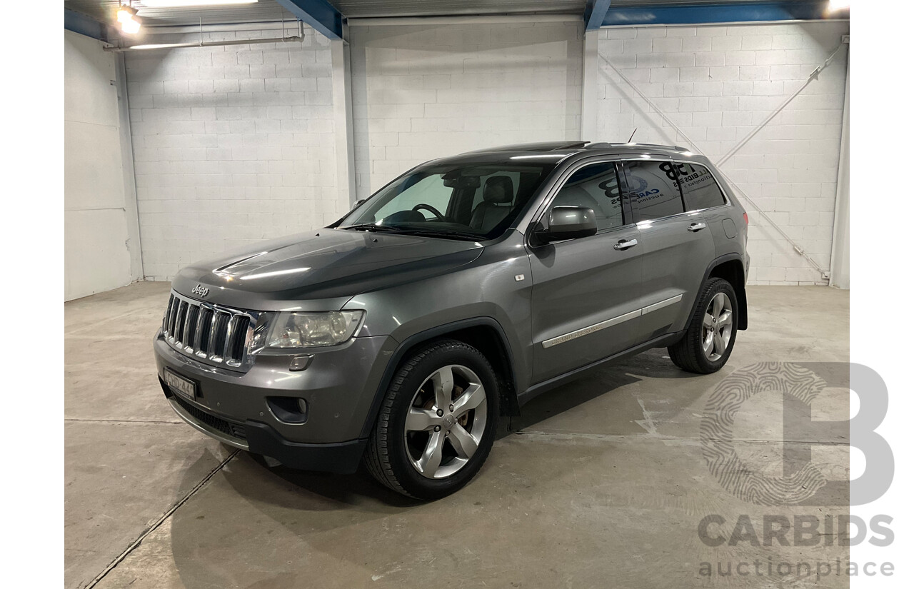 7/2012 Jeep Grand Cherokee Limited (4x4) WK MY13 4d Wagon Grey V6 3.6L