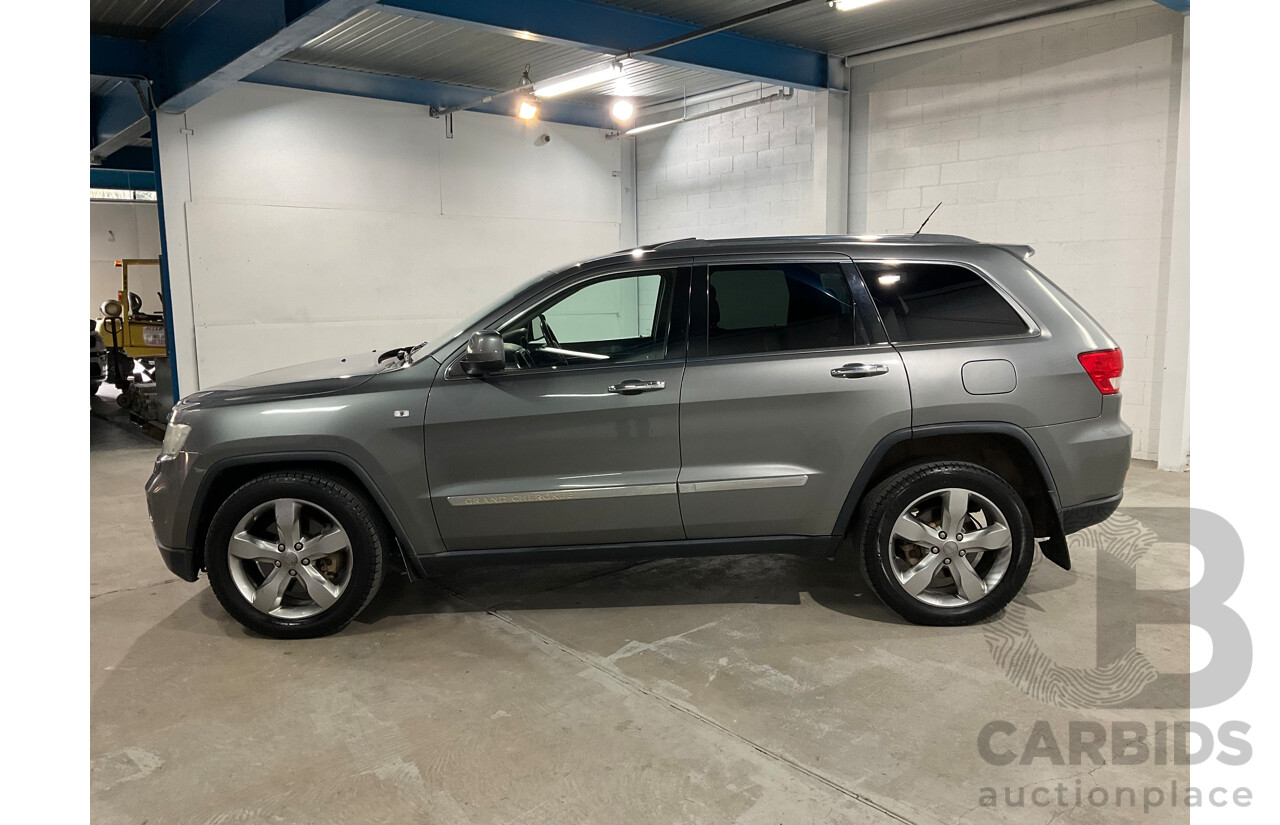 7/2012 Jeep Grand Cherokee Limited (4x4) WK MY13 4d Wagon Grey V6 3.6L
