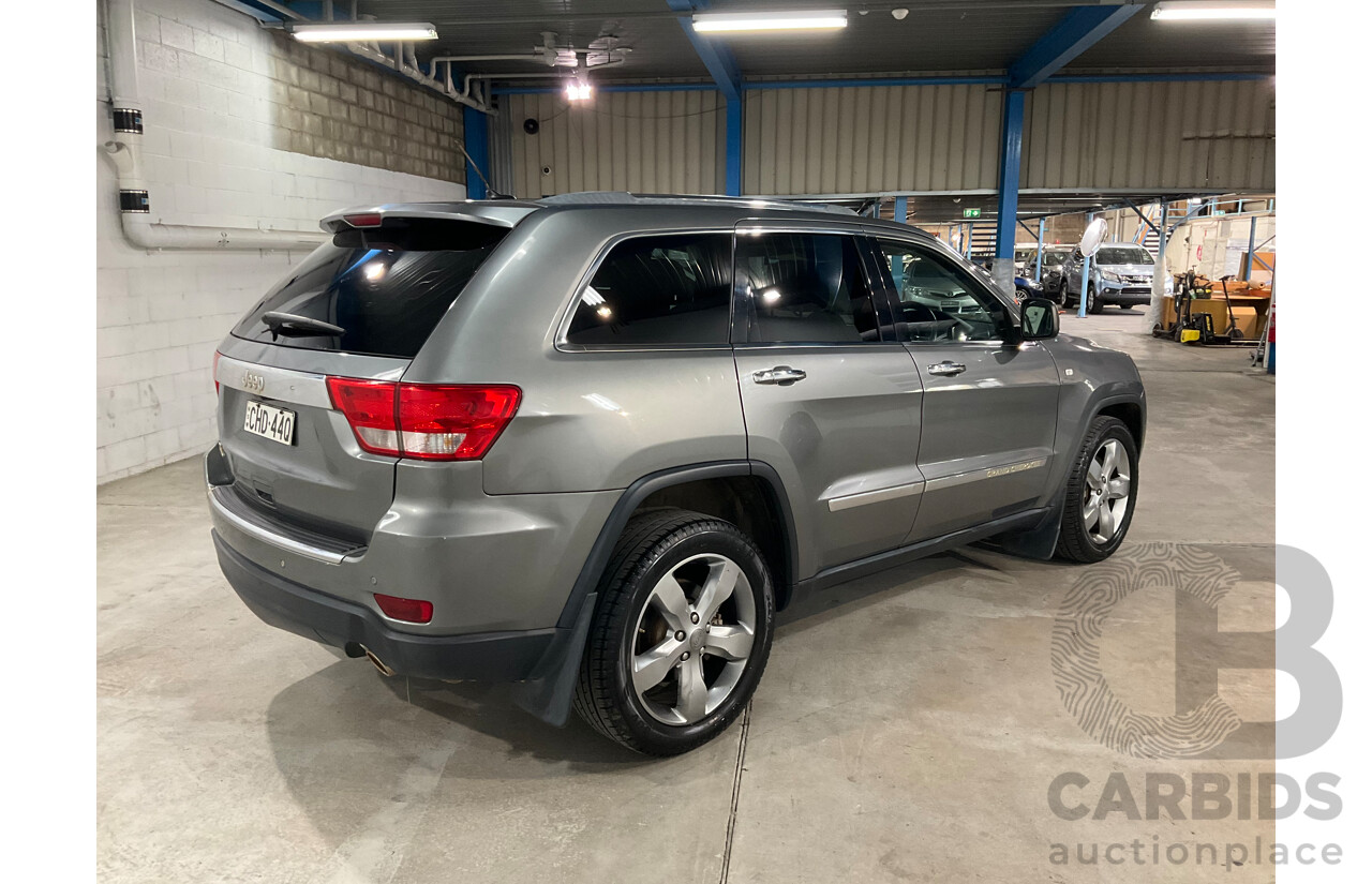 7/2012 Jeep Grand Cherokee Limited (4x4) WK MY13 4d Wagon Grey V6 3.6L