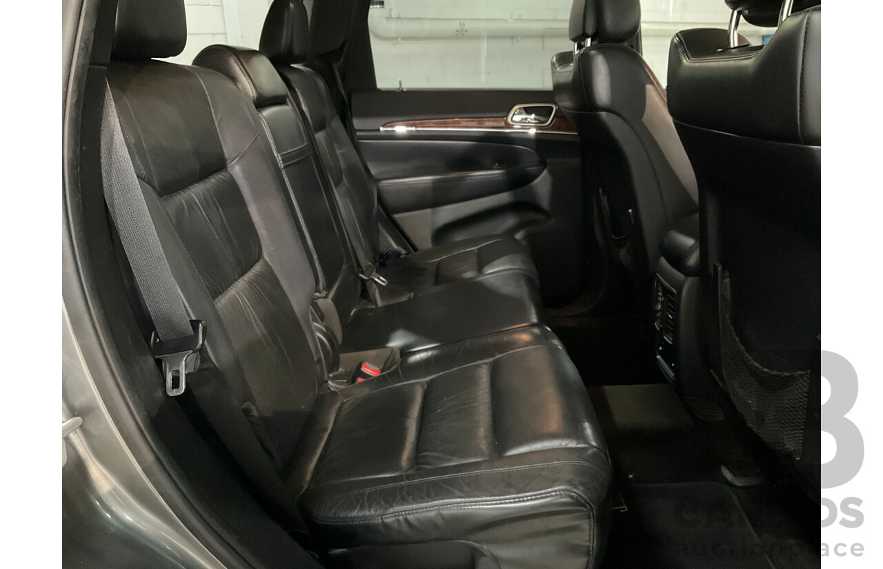 7/2012 Jeep Grand Cherokee Limited (4x4) WK MY13 4d Wagon Grey V6 3.6L