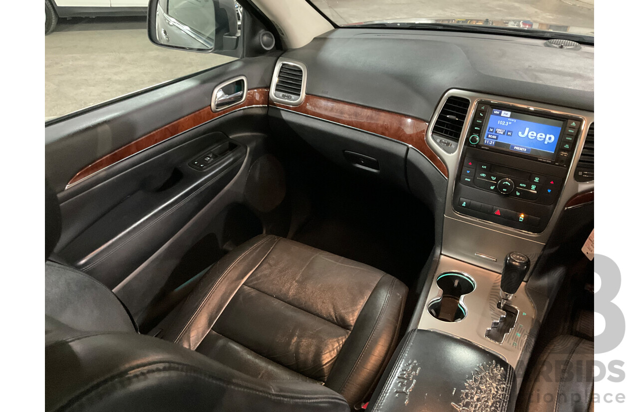 7/2012 Jeep Grand Cherokee Limited (4x4) WK MY13 4d Wagon Grey V6 3.6L